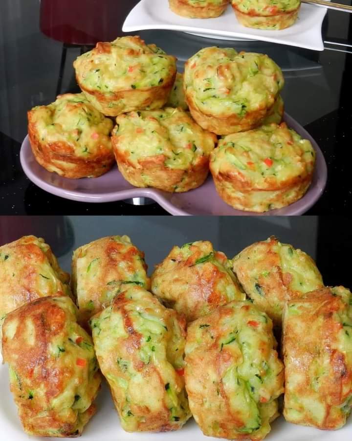 Zucchini Cheese Muffins Recipe